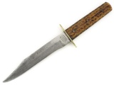 Antique English Bowie Knife By JOSEPH ALLEN SHEFFIELD NON XLL