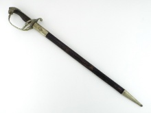 Belgian Late 19th C. Police Commissioner Sword By AUGUSTE FONSON with Brass Lion Head Pommel
