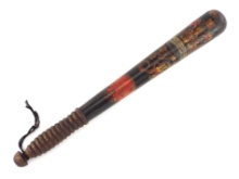 British Victorian CROWNED & MONOGRAMMED Police Constable Truncheon