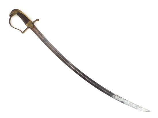 Extremely Rare Early Revolutionary War Officer Eaglehead Sword By W.H. HORSTMANN