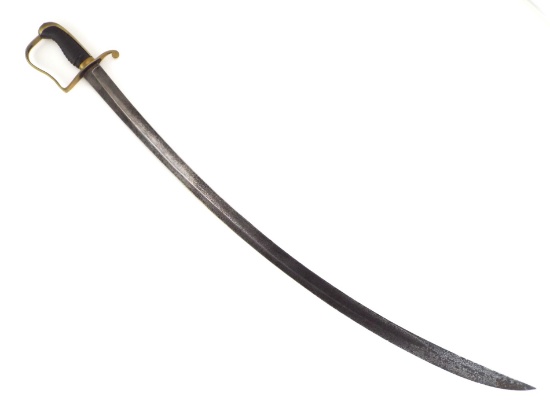 Rare American War of 1812 Light Cavalry FLANK OFFICER SWORD