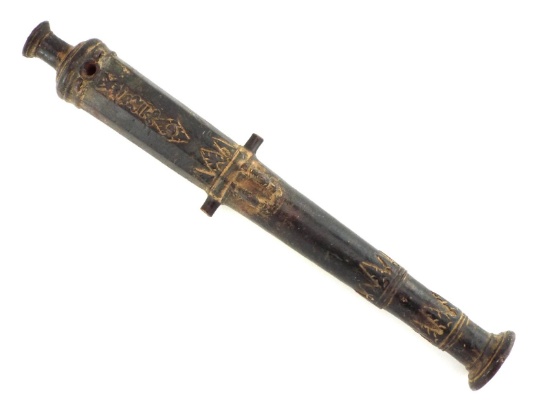 Indonesian 17th-18th C. Maritime LANTAKA CANNON Octagonal Bronze Casting