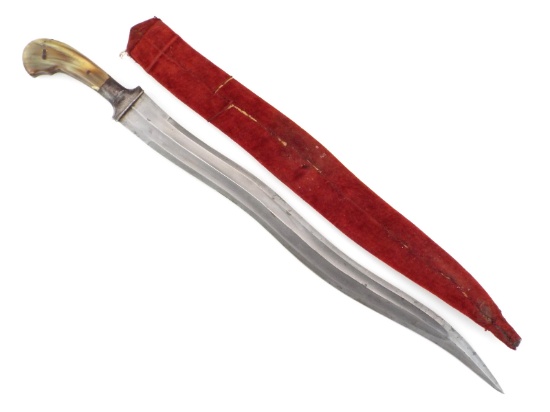 Very Unusual & Rare Indo Mughal Warrior Sword DAMASCUS Blade