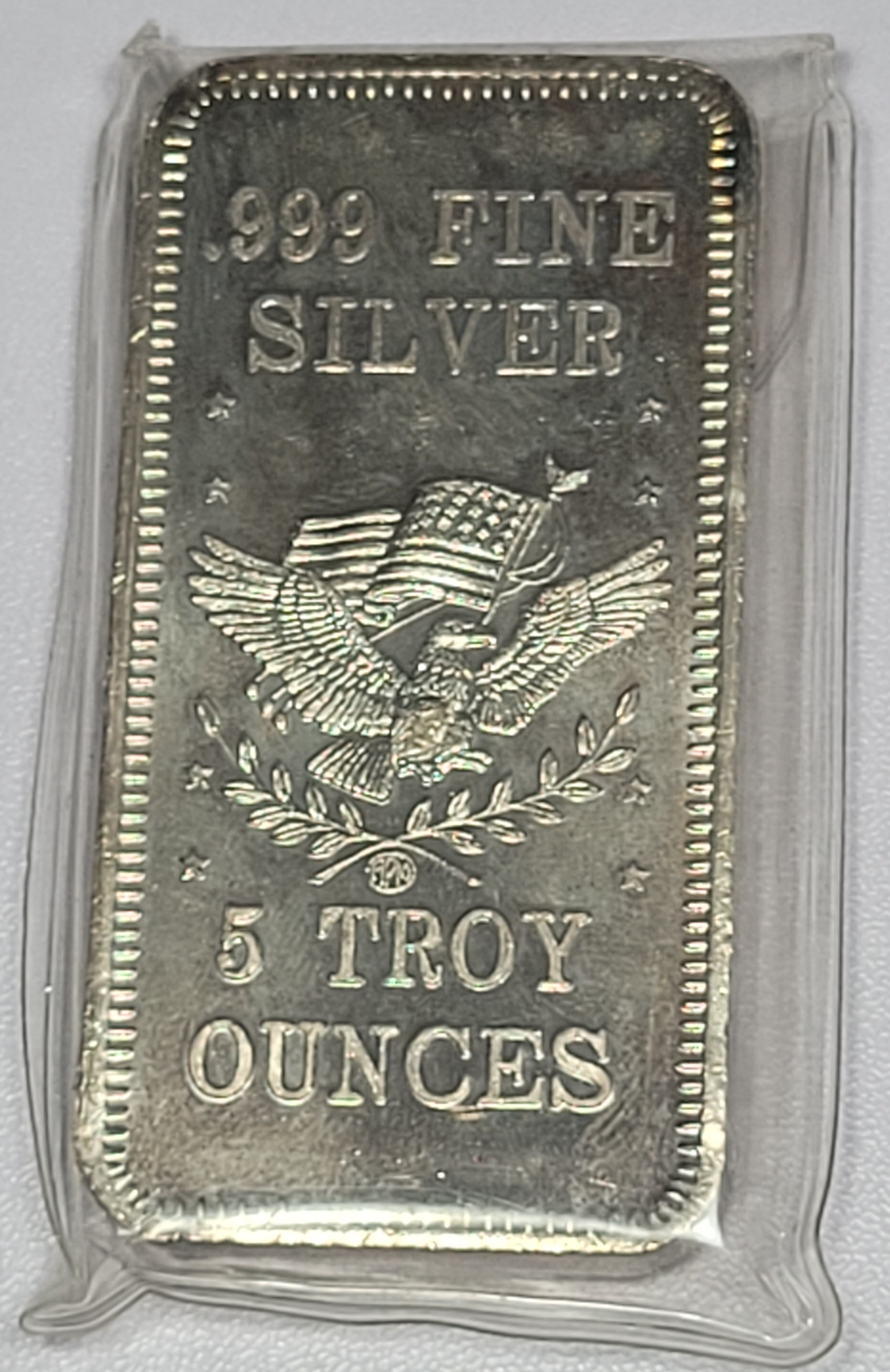 APMEX 5トロイオンス 999ファインシルバー約155g Vintage APM 5 oz 999