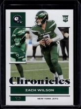 Zach Wilson 2021 Panini Absolute Football By Storm Rookie Insert (Jets)