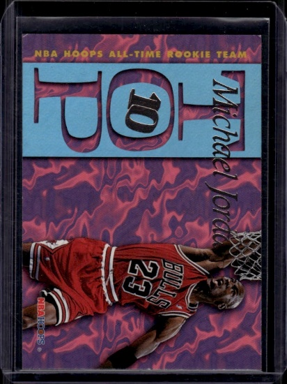 Michael Jordan 1995 NBA Hoops All time Rookie Team Insert #AR7