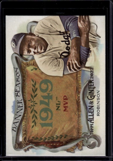 Jackie Robinson 2022 Topps Allen and Ginter Banner Season Insert #BS-9