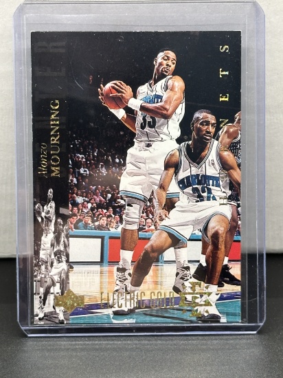 Alonzo Mourning 1994 Upper Deck Electirc Gold Parallel #145