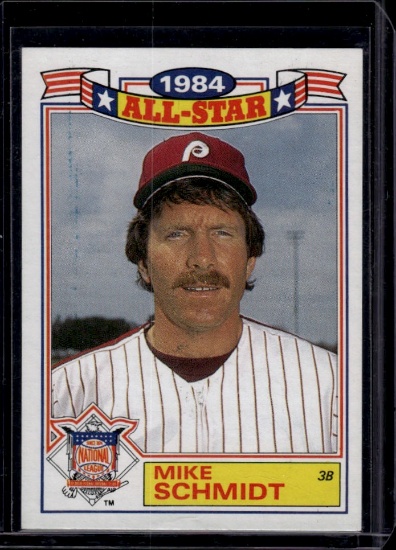Mike Schmidt 1985 Topps 1984 All Star Glossy Subset #4
