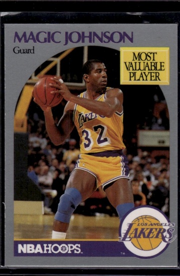 Magic Johnson 1990 NBA Hoops MVP #157