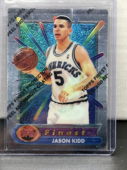 Jason Kidd 1995 Topps Finest with Coating Rookie RC #286