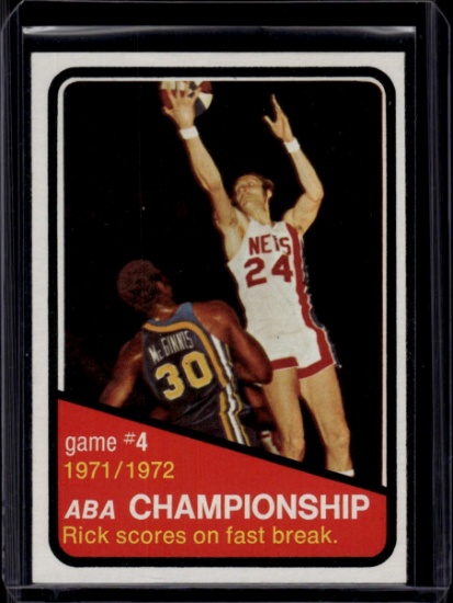 ABA Championship Rick Scores on Fast Break 1972-73 Topps #244