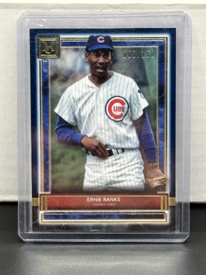 Ernie Banks 2020 Topps Museum Collection Black Border (#8/150) Parallel #38