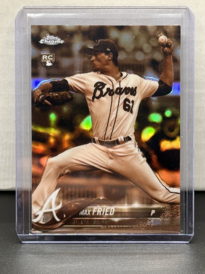 Max Fried 2018 Topps Chrome Sepia Refractor Rookie RC #66