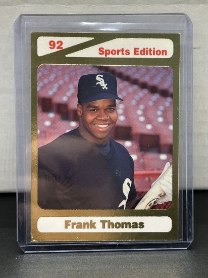 Frank Thomas 1992 Sports Edition Limited Edition (#74/10000) Portrait