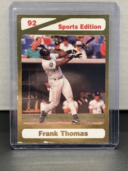 Frank Thomas 1992 Sports Edition Limited Edition (#74/10000) Hitting