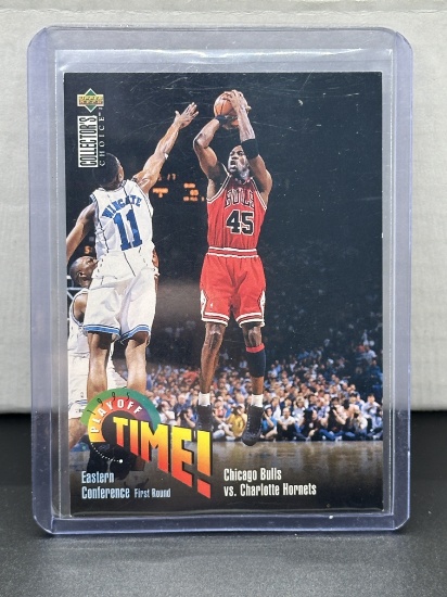 Michael Jordan 1995 Upper Deck Collector's Choice Playoff Time #353