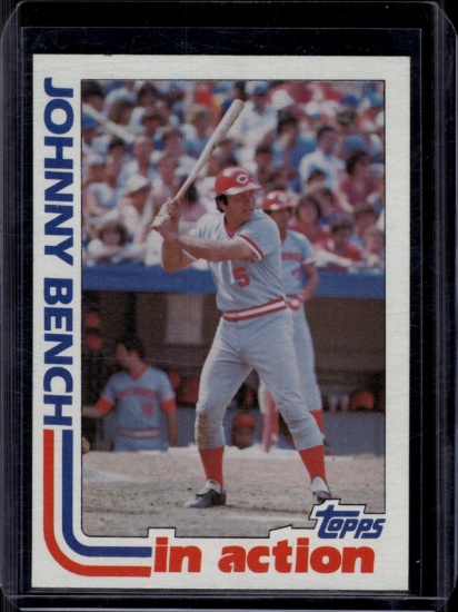 Johnny Bench 1982 Topps In Action #401