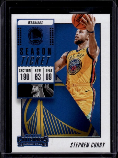 Steph Curry 2018-19 Panini Contenders #86