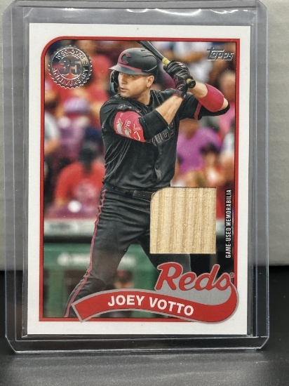 Joey Votto 2024 Topps 1989 Design Game Used Material Patch Insert #89BR-JV