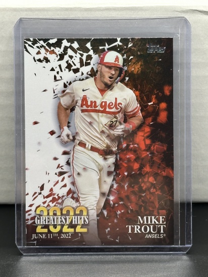 Mike Trout 2023 Topps Greatest Hits Insert #22GH-18
