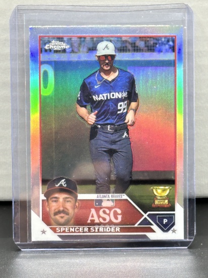 Spencer Strider 2023 Topps Chrome Rookie Cup All Star Refractor Insert #ASGC-45