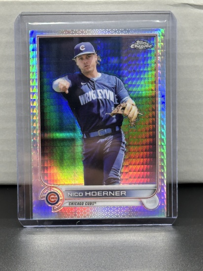 Nico Hoerner 2022 Topps Chrome Prism Refractor #111