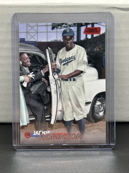 Jackie Robinson 2023 Topps Stadium Club Red Foil Parallel #243