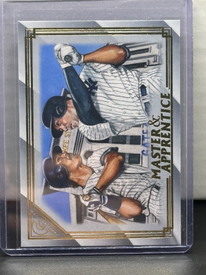 Aaron Judge Don Mattingly 2020 Topps Master and Apprentice Insert #MA-1