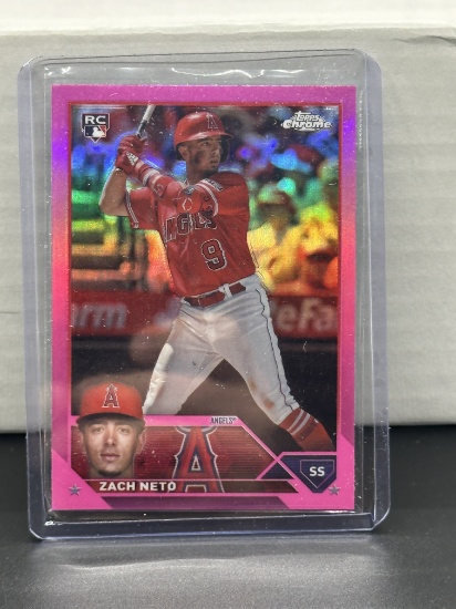 Zach Neto 2023 Topps Chrome Pink Refactor RC Rookie #USC34