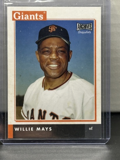Willie Mays 2020 Topps Archives Snapshots Insert #AS-WM