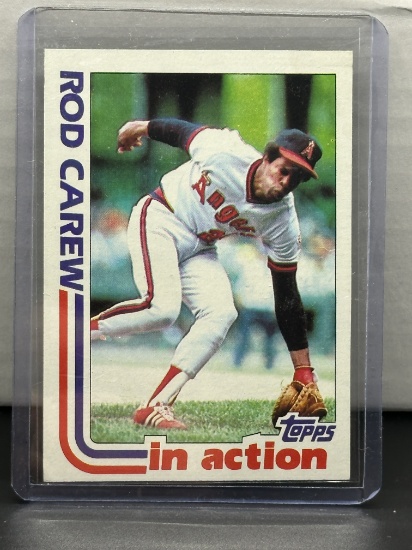 Rod Carew 1982 Topps In Action #501