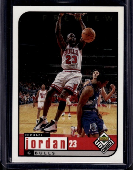 Michael Jordan 1998 Upper Deck Collector's Choice Preview #23