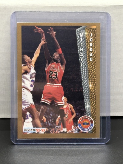 Michael Jordan 1992-93 Fleer League Leaders #238