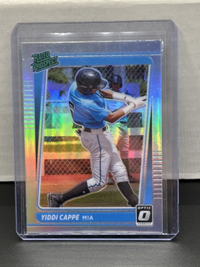 Yiddi Cappe 2021 Panini Donruss Optic Silver Prizm Rated Rookie RC #RP3