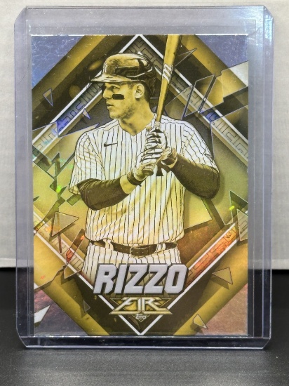 Anthony Rizzo 2022 Topps Fire Gold Minted Parallel #123
