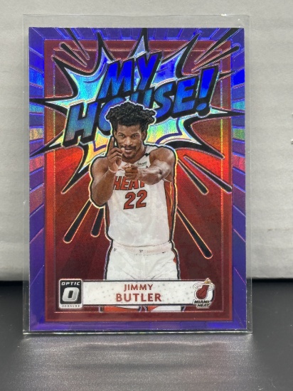 Jimmy Butler 2020-21 Panini Prizm My House Purple Prizm Insert #6 ...