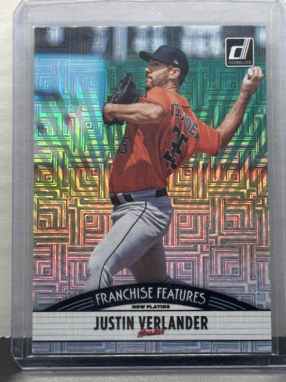 Justin Verlander Forrest Whitley 2019 Panini Donruss Franchise Features ...