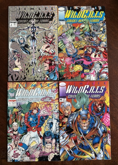 WildCats Lot of 4 Comics Image Comics Aug 1992 #1, Sep 1992 #2 Jan 1993 #3 Mar 1993 #4