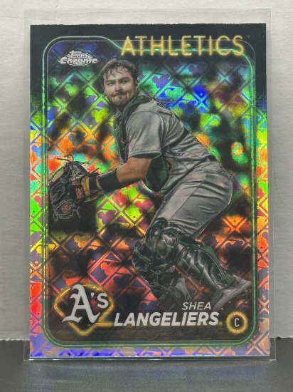 Shea Langeliers 2024 Topps Chrome Logofractor Refractor #205