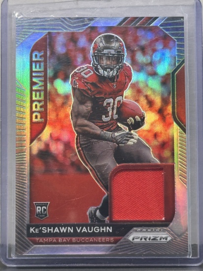 Ke'Shawn Vaughn 2020 Panini Prizm Premier Patch Silver Prizm Rookie RC Insert #16