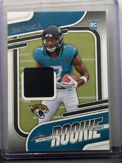 Brian Thomas Jr. 2024 Panini Absolute Rookie Materials Patch RC Insert #ARM-BTJ
