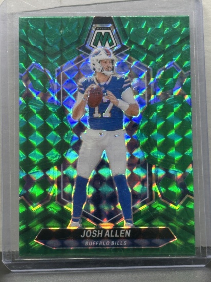 Josh Allen 2024 Panini Mosaic Green Mosaic Prizm #22