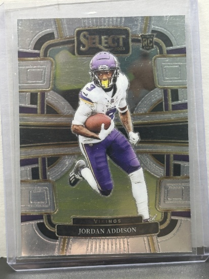 Jordan Addison 2023 Panini Select Concourse Level Rookie RC Insert #66