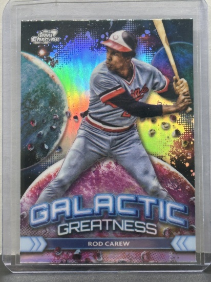 Rod Carew 2024 Topps Chrome Cosmic Galactic Greatness Refractor Insert #GG-20