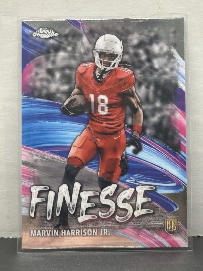 Marvin Harrison Jr. 2024 Topps Chrome Finesse Rookie RC Insert #F-5
