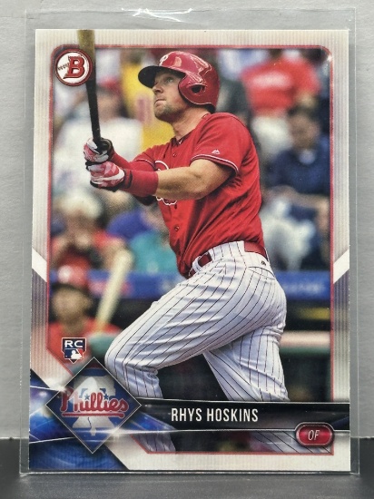 Rhys Hoskins 2018 Bowman Rookie RC #10