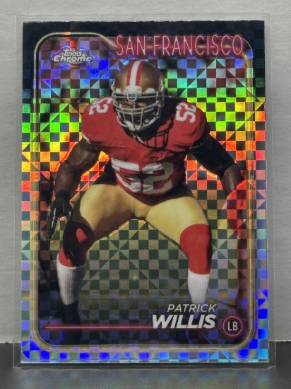 Patrick Willis 2024 Topps Chrome X-Fractor Refractor #180