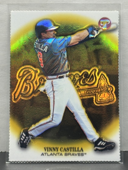 Vinny Castilla 2002 Topps Pristine Gold (#22/70) Refractor #118