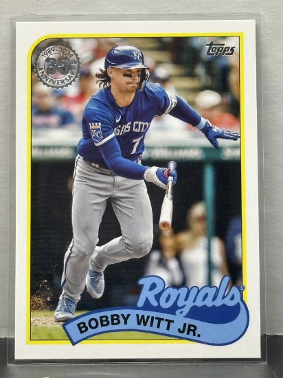 Bobby Witt Jr. 2024 Topps 1989 Design Insert #89B-59